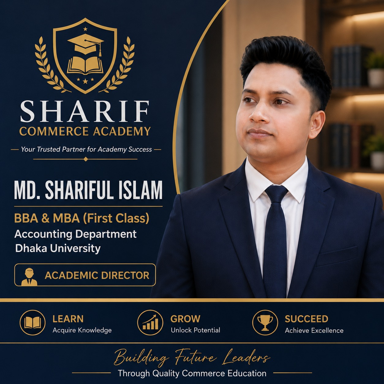 Md. Shariful Islam, Academic Director — Sharif Commerce Academy